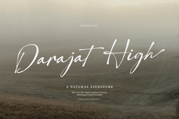 Darajat High: The Signature Typeface for Modern Editorial Design