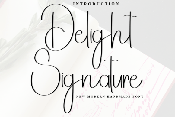 Delight Signature: The Perfect Typeface for Festive Brand Identity
