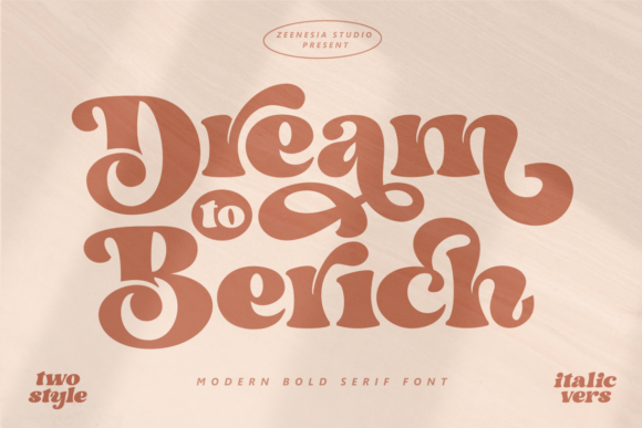 Dream to Berich Font: Elevate Your Brand’s Visual Identity