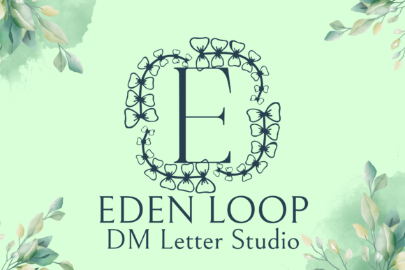 Eden Loop Monogram: The Elegant Typeface for Campaign Success