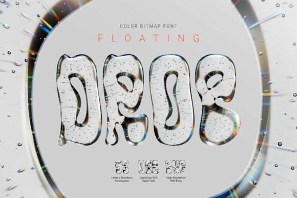 Floating Drop Typeface: Elevate Your Brand Identity