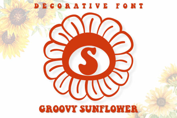Groovy Sunflower: The Cheerful Typeface for Bright Brand Identity