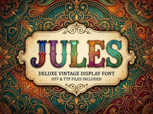 Jules: The Avant-Garde Display Typeface for Campaigns That Demand Attention