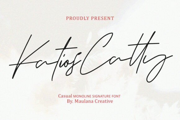 Katios Catty: The Perfect Handwritten Font for Your Craft Business