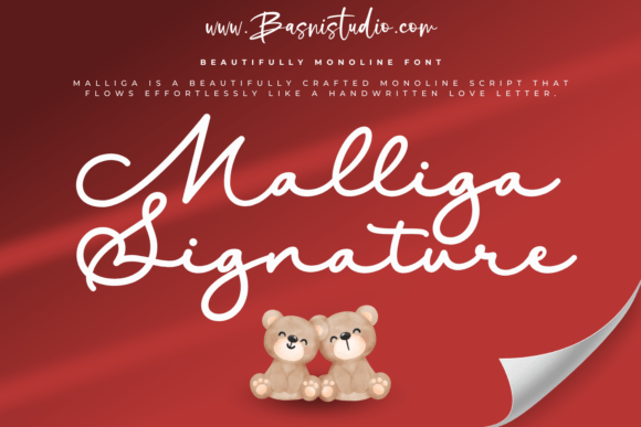Malliga Signature: The Perfect Script Font for Romantic Campaigns