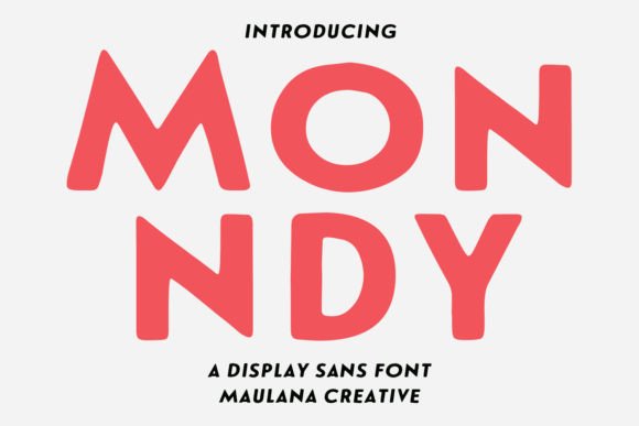 Monndy Stamp Display Font: A Bold Choice for Brand Identity