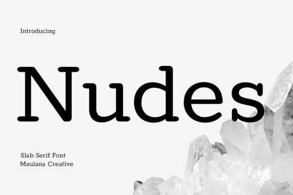 Nudes Slab Serif Font: Elevating Handmade Brand Identity