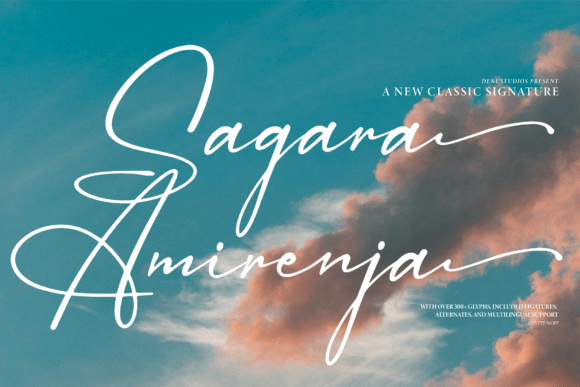 Sagara Amirenja: A Signature Typeface for Authentic Brand Identity