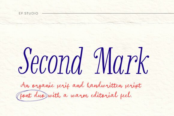 Second Mark Duo: A Premium Serif Typeface for Editorial Design