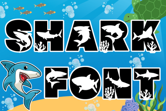 Shark Font: A Quirky Typeface for Modern Editorial Design